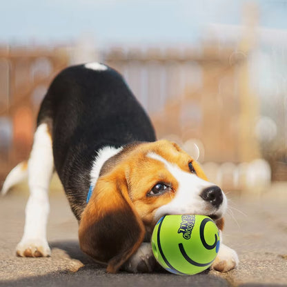 Wobble Wag Giggle Glow Ball - Interactive Fun Toy with Giggle Sounds for Dogs!