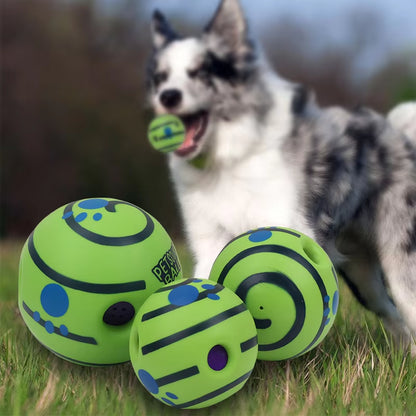 Wobble Wag Giggle Glow Ball - Interactive Fun Toy with Giggle Sounds for Dogs!