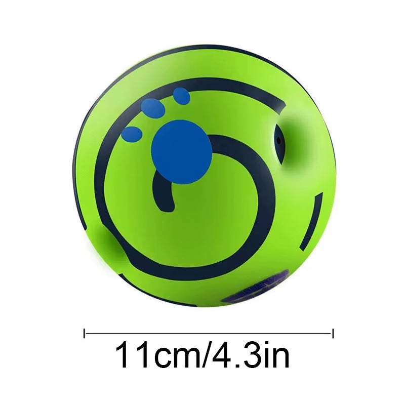 Wobble Wag Giggle Glow Ball - Interactive Fun Toy with Giggle Sounds for Dogs!
