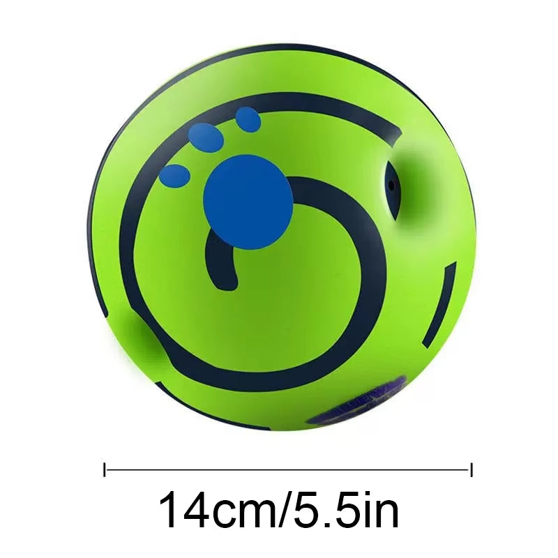 Wobble Wag Giggle Glow Ball - Interactive Fun Toy with Giggle Sounds for Dogs!