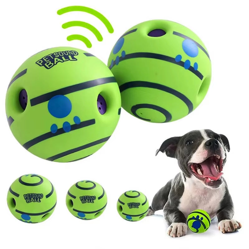 Wobble Wag Giggle Glow Ball - Interactive Fun Toy with Giggle Sounds for Dogs!