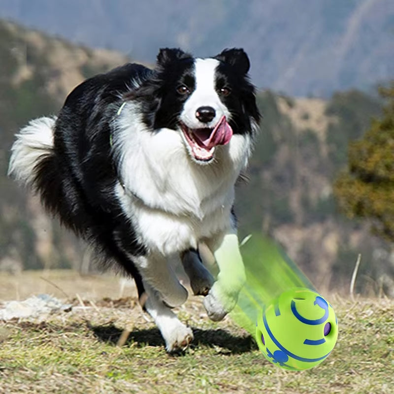 Wobble Wag Giggle Glow Ball - Interactive Fun Toy with Giggle Sounds for Dogs!