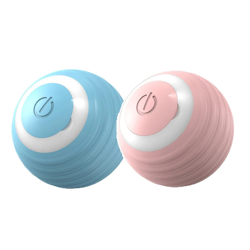 Smart Rolling Cat Toy - Interactive Electronic Ball for Indoor Fun and Play