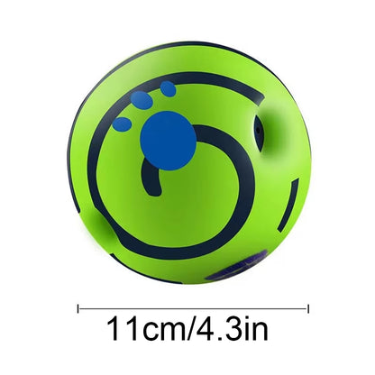 Wobble Wag Giggle Glow Ball - Interactive Fun Toy with Giggle Sounds for Dogs!