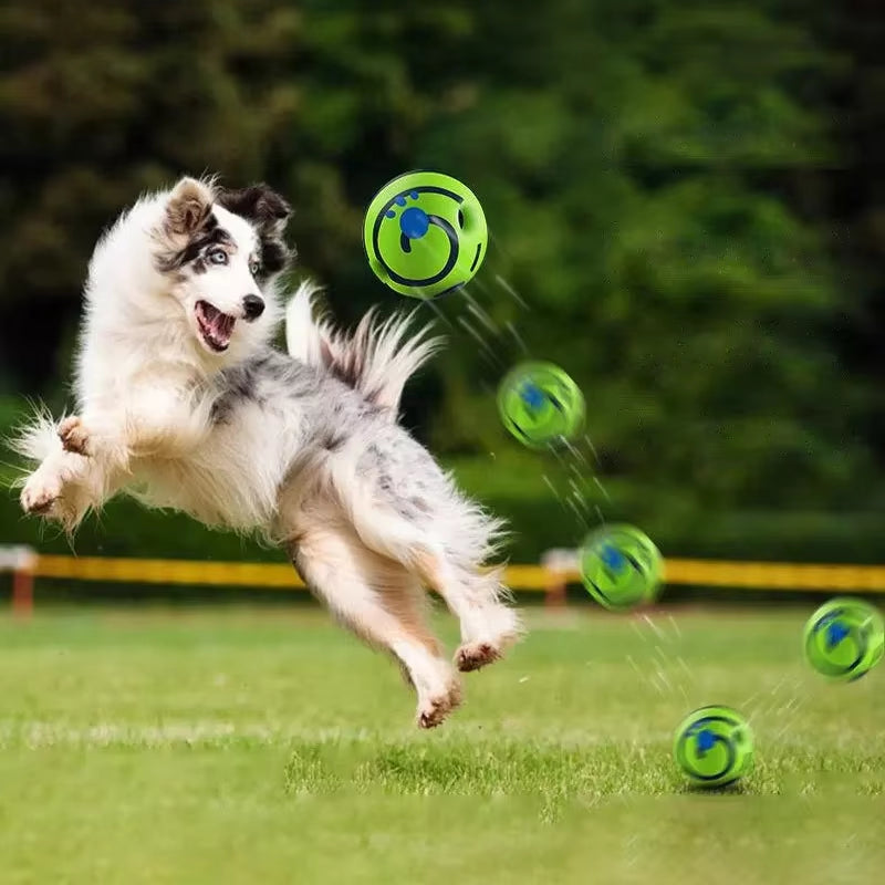Wobble Wag Giggle Glow Ball - Interactive Fun Toy with Giggle Sounds for Dogs!
