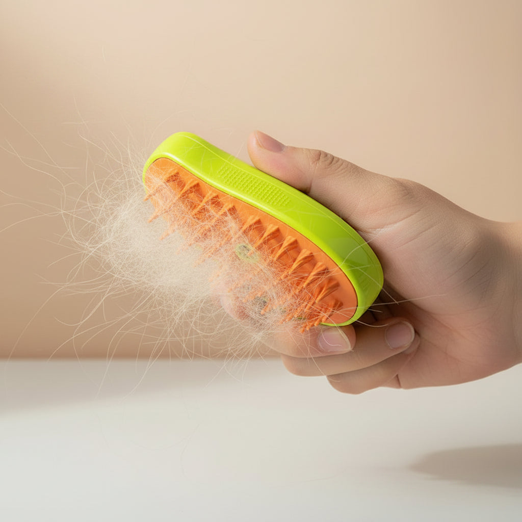 Cat Dog Steamy Brush Steam Brush Electric Sprayer for Massage Pet Grooming Tool Shedding 3 in 1 Electric Sprays Massage Combs